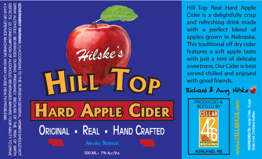 Hilske's Hill Top Hard Apple Cider