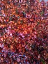 Cranberry Salsa Close Up