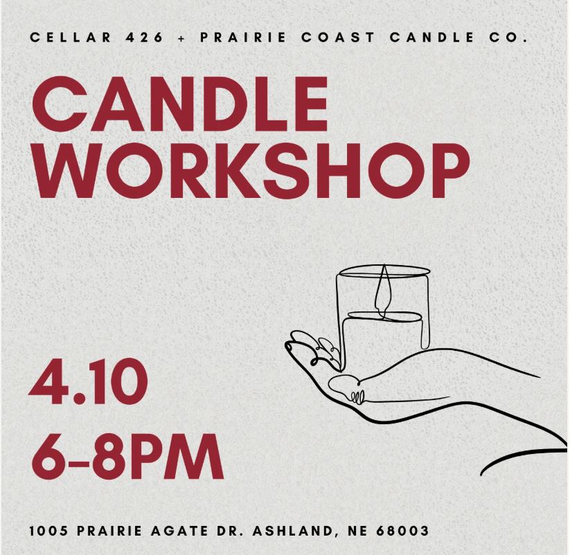 candle workshop flyer