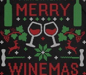 merry winemas sweater pattern