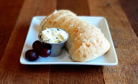 Ciabatta Bread Served with Herbed Butter